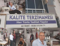 51 y�ll�k terzi Ali Baki Mesle�imiz yok oluyor