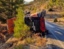 Karayollarnn arac devrildi