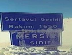 Mut Sertavul Ge�idi'nde zincirsiz ara�lar�n ge�i�ine izin verilmiyor