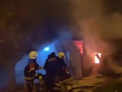 Ambarda ��kan yang�n s�nd�r�ld�