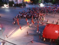 Mut'ta 15 Temmuz Demokrasi ve Milli birlik gn etkinlikleri