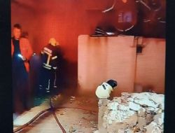 Mut'ta evde yangın çıktı