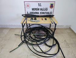 JANDARMA KABLO HIRSIZLII PHELLERN YAKALADI