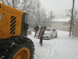 Mut Belediyesinden karda mahsur kalan vatandalara yardm