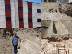 Mut'ta �evre d�zenlemesinde ��kan lahit, in�aat� durdurdu