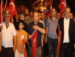 Mut'ta 15 Temmuz anma yry dzenlendi