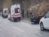 Trafik kazas� 3 ki�i hafif yaral�
